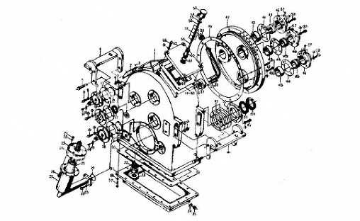 Коробка передач погрузчика BS428